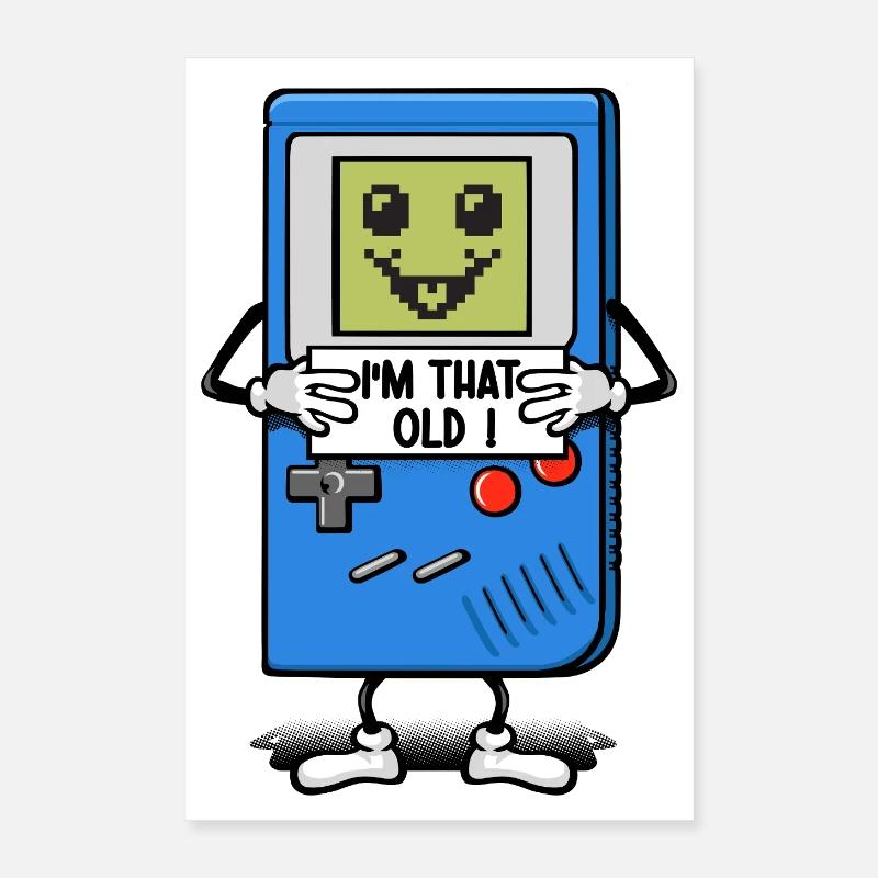 As old as a game console Poster 16" x 24" (40x60 cm)