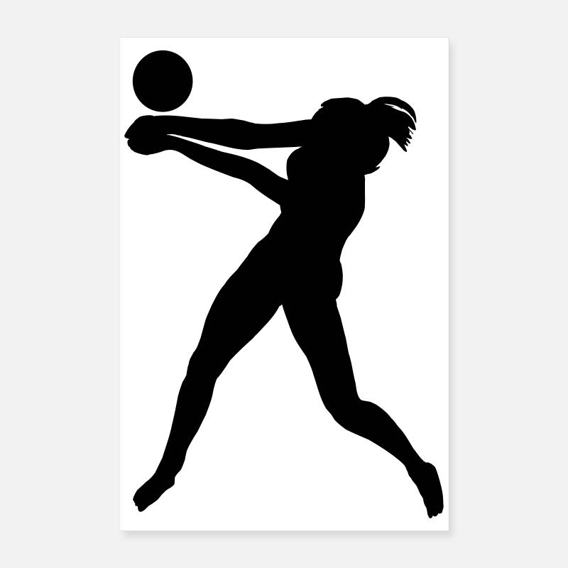 Beach-volley Poster 40 x 60 cm
