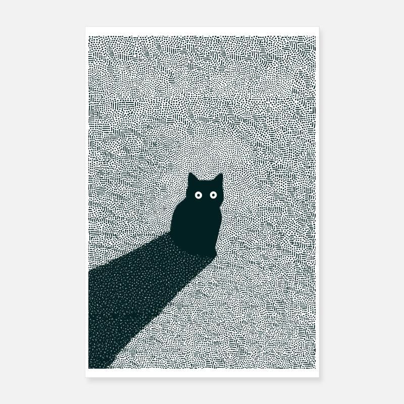 Pois de chat Poster 40 x 60 cm