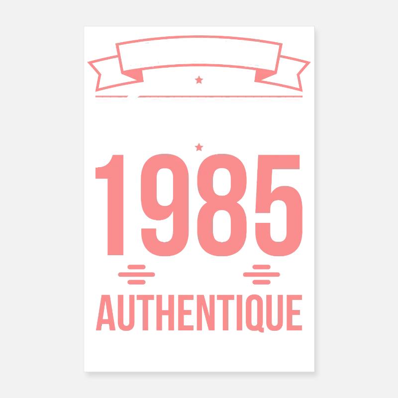Anniversaire 40 ans - Originale - Décembre 1985 Poster 40 x 60 cm