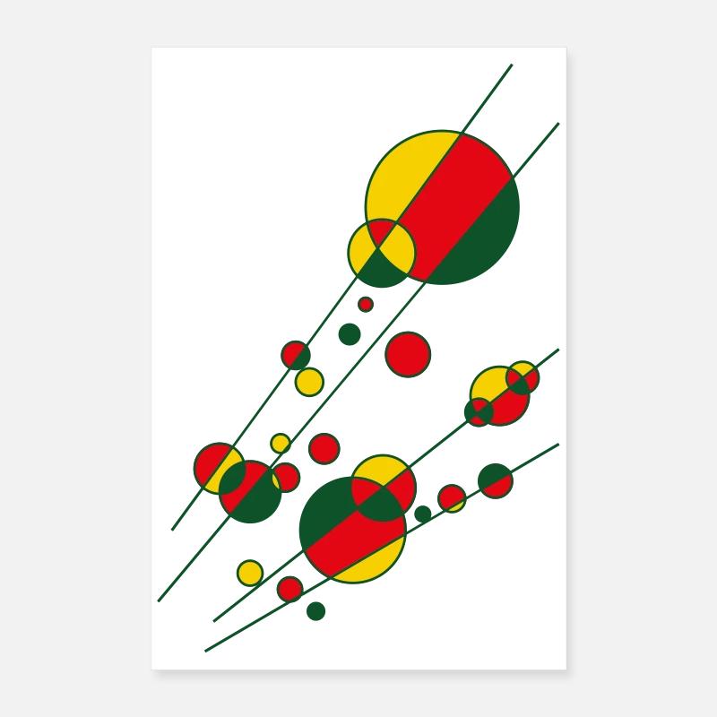 Kreise Poster 40x60 cm