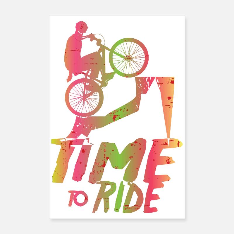 Mountainbiker Poster 40x60 cm