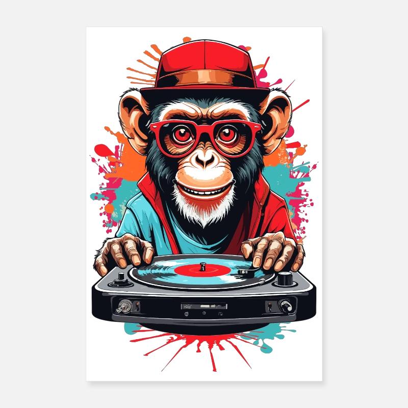 Singe DJ Poster 40 x 60 cm
