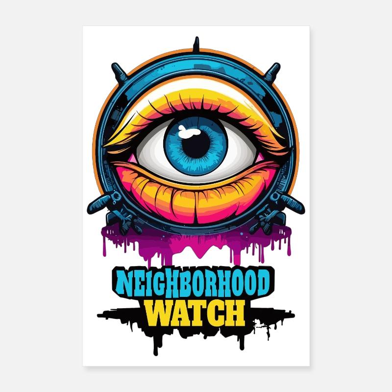 Nachbarschaftswache Poster 40x60 cm