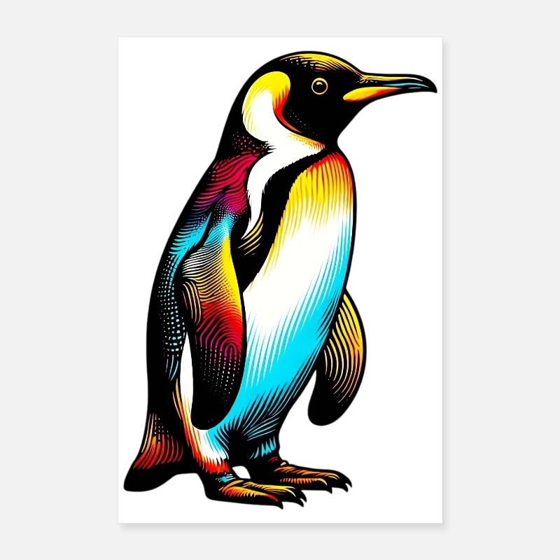 Pinguin Poster 40x60 cm