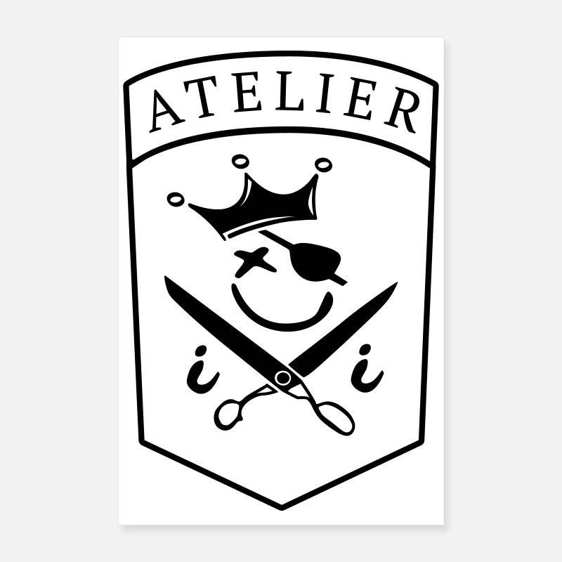 pirate atelier Poster 16" x 24" (40x60 cm)