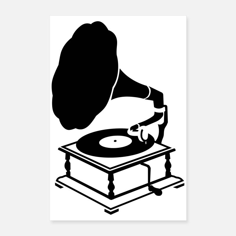 Grammophon Poster 40x60 cm