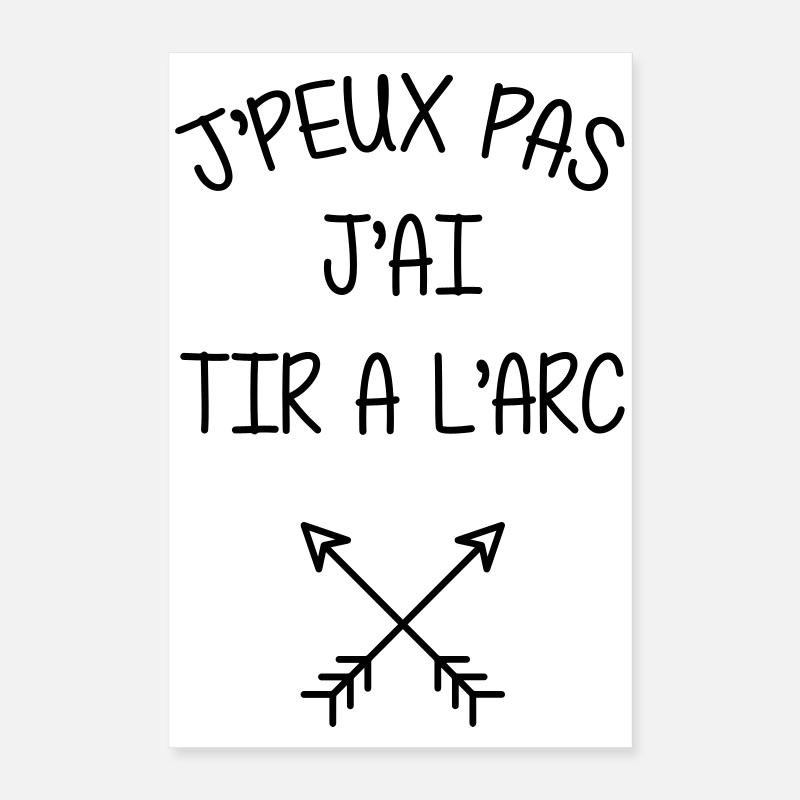 Tir A l'arc / Archer / Archère / Flèche / Sport Poster 40 x 60 cm