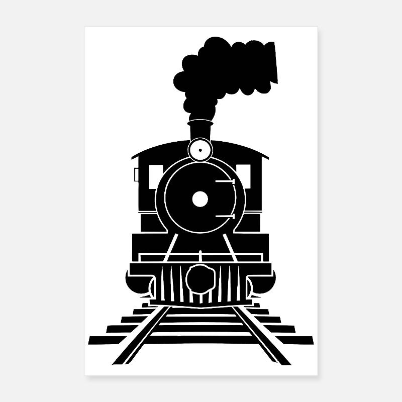 Railway Sketch Poster 16" x 24" (40x60 cm)