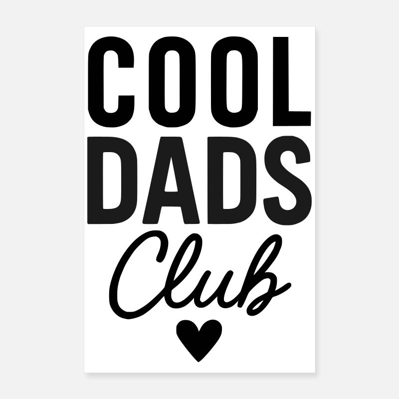 Cool Dads Club Poster 40x60 cm