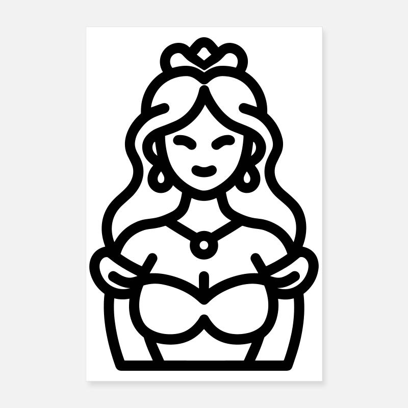 Prinzessin Poster 40x60 cm
