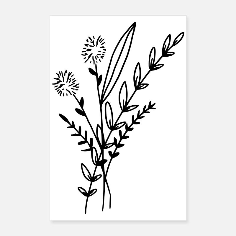 Blumenstrauss Poster 40x60 cm