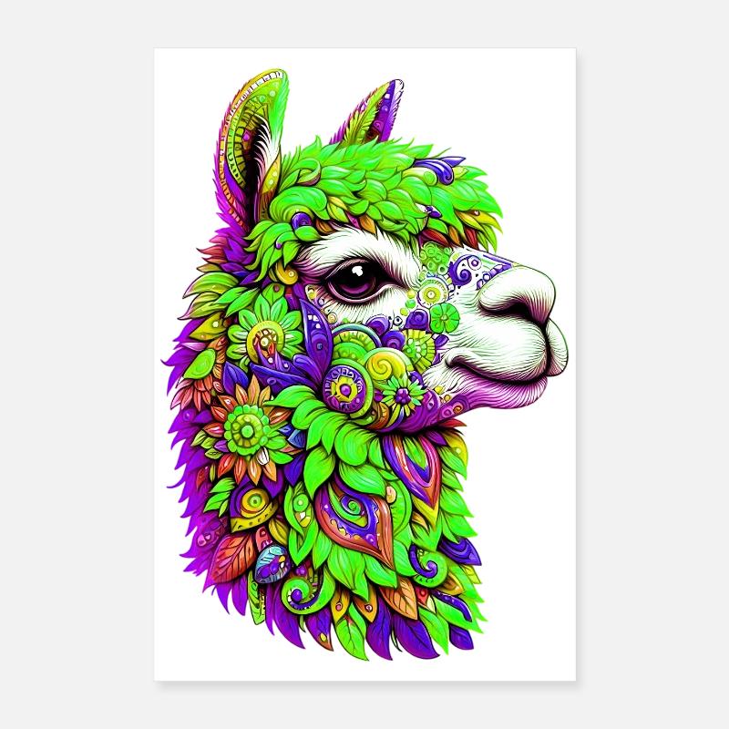 Alpaca Poster 16" x 24" (40x60 cm)