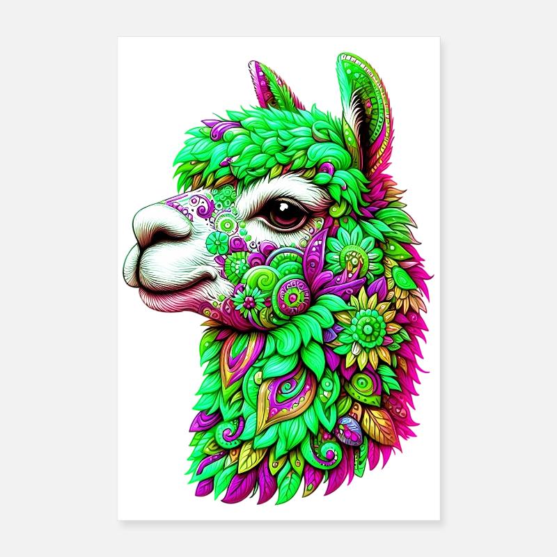 Alpaka Poster 40x60 cm