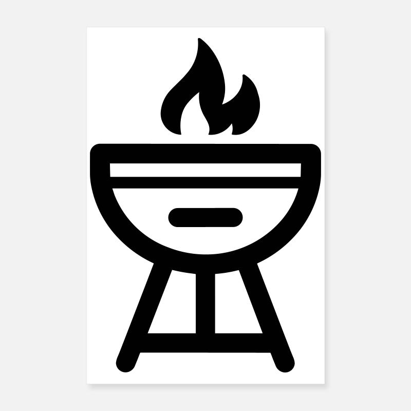 Barbecue Poster 16" x 24" (40x60 cm)