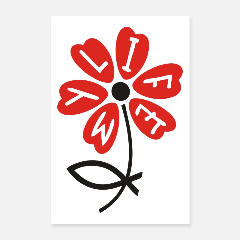 chrétienne Poster 40 x 60 cm