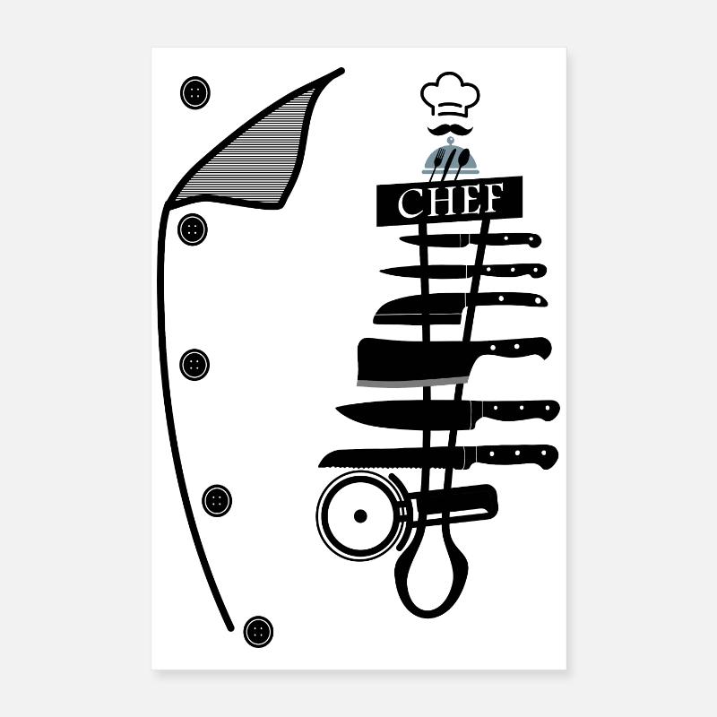 Chef Poster 40 x 60 cm