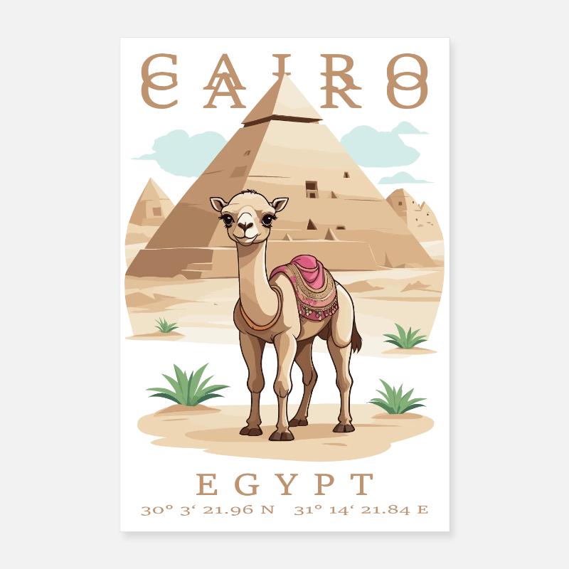 Cairo Egypt Poster 16" x 24" (40x60 cm)