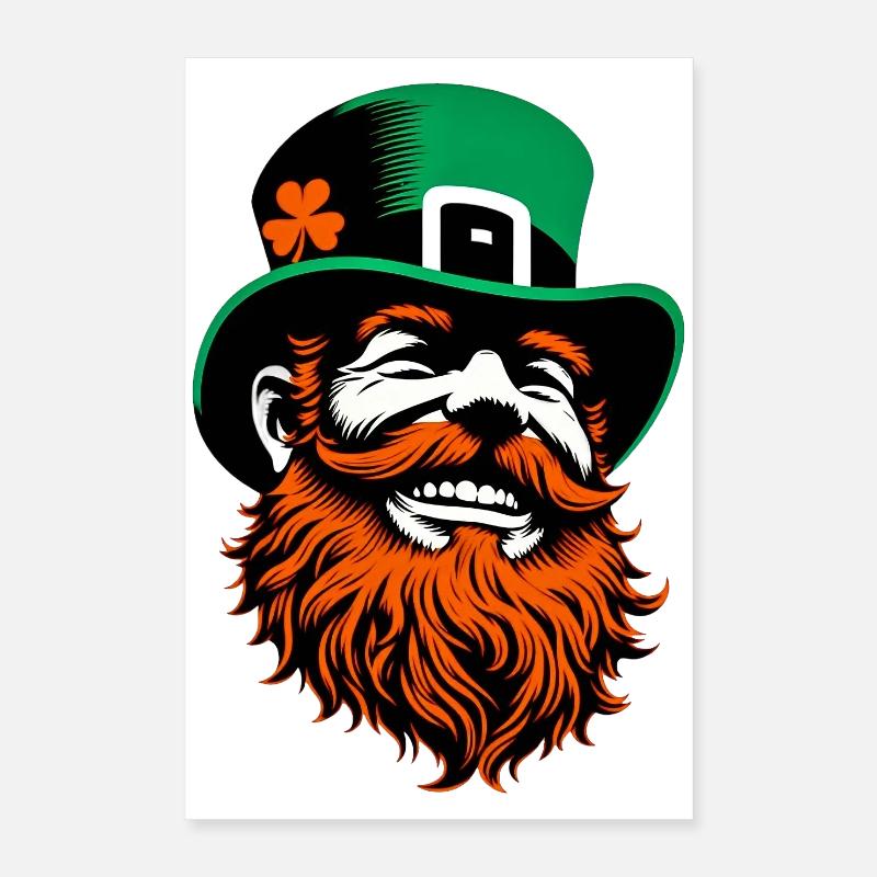 Leprechaun Irland Poster 40x60 cm