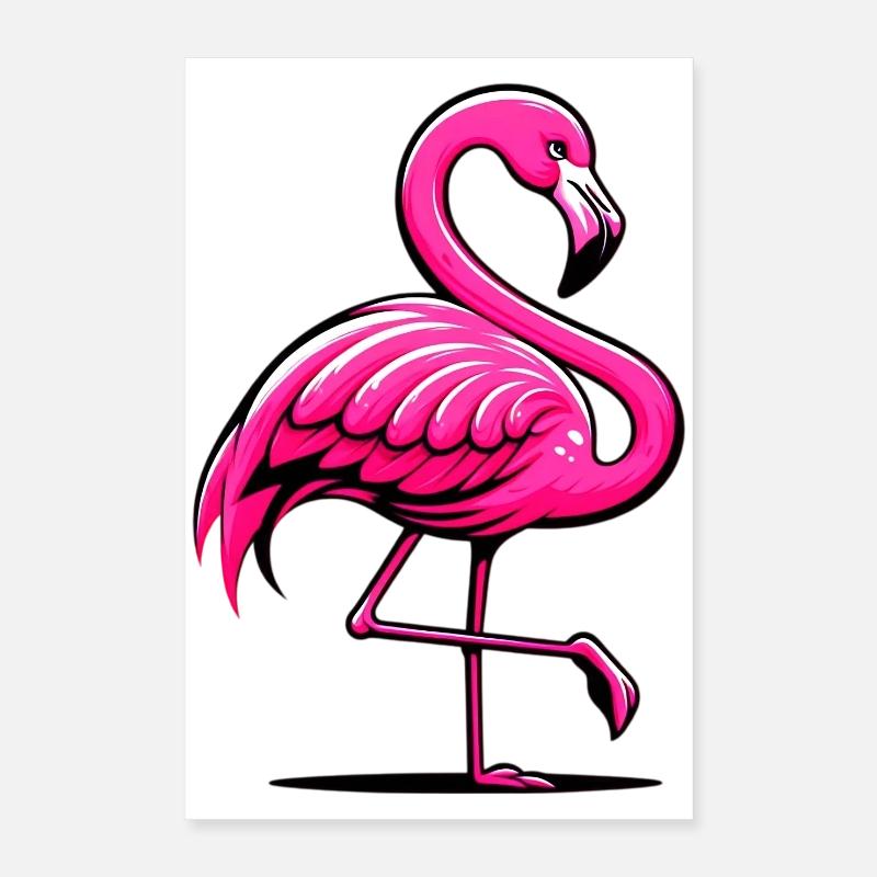 Flamingo Poster 40x60 cm