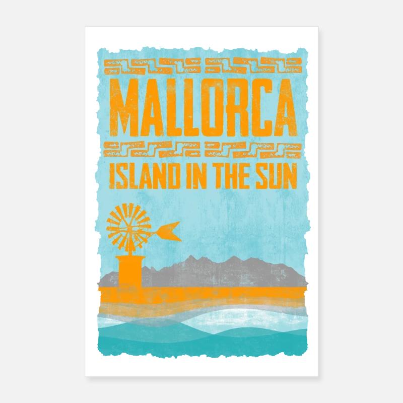Mallorca island in the sunshine Poster 16" x 24" (40x60 cm)