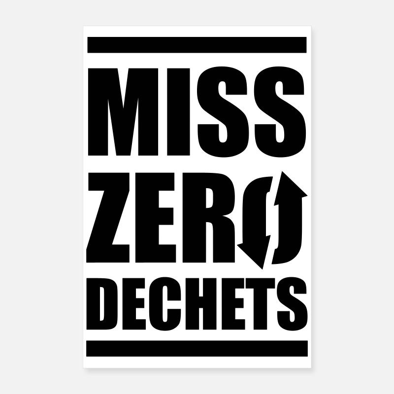 Miss Zero Waste Poster 40x60 cm