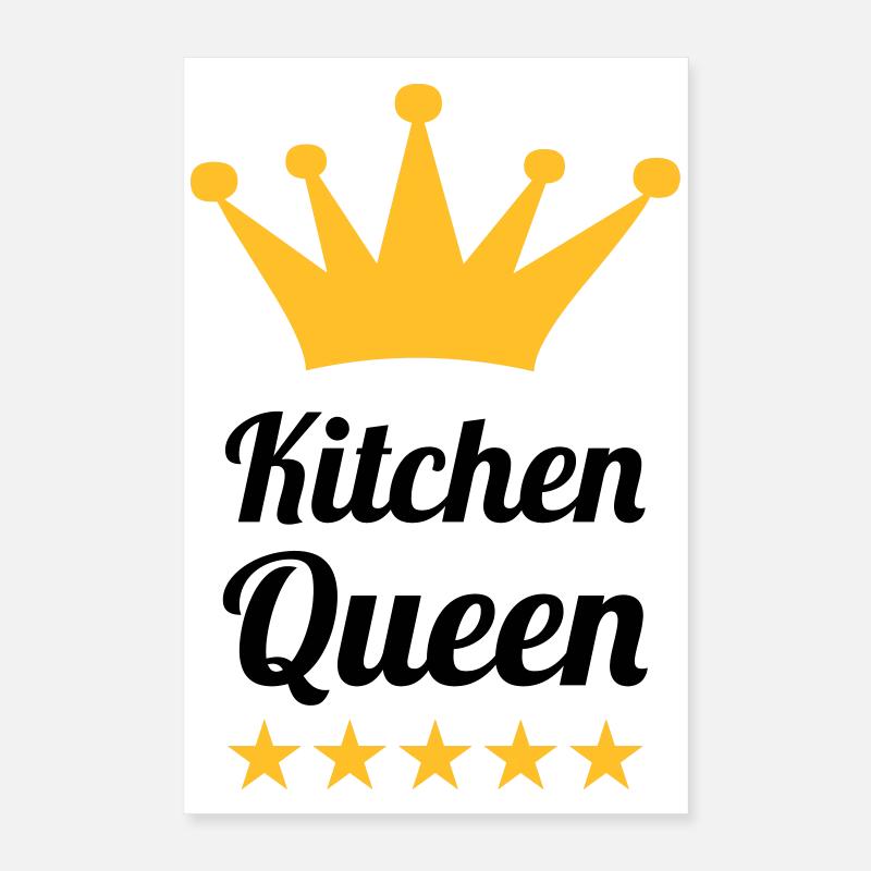 Kitchen Queen Poster 40x60 cm