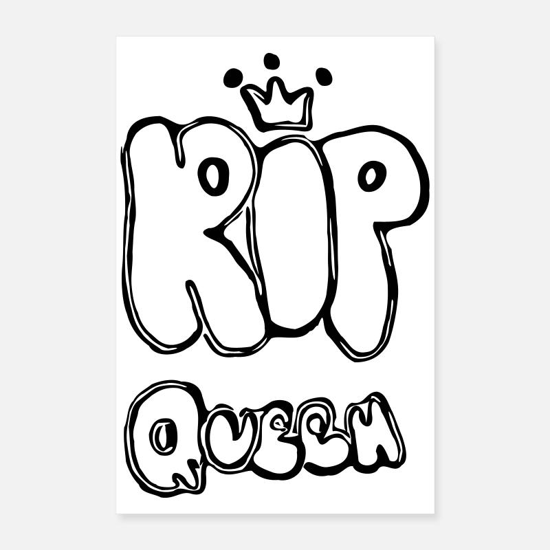 RIP Queen Poster 40x60 cm