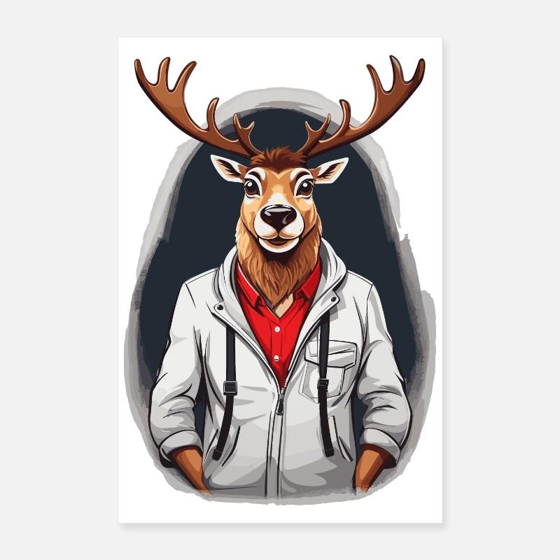 Renne cool Poster 40 x 60 cm