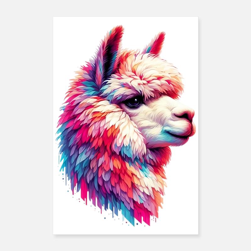 Alpaka Poster 40x60 cm