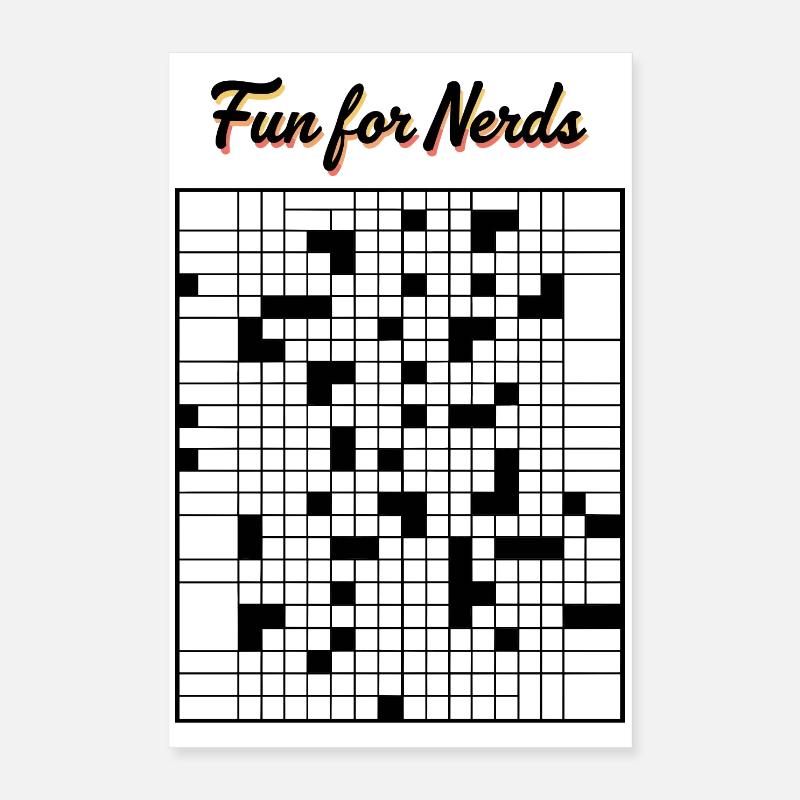Du plaisir pour les nerds Poster 40 x 60 cm