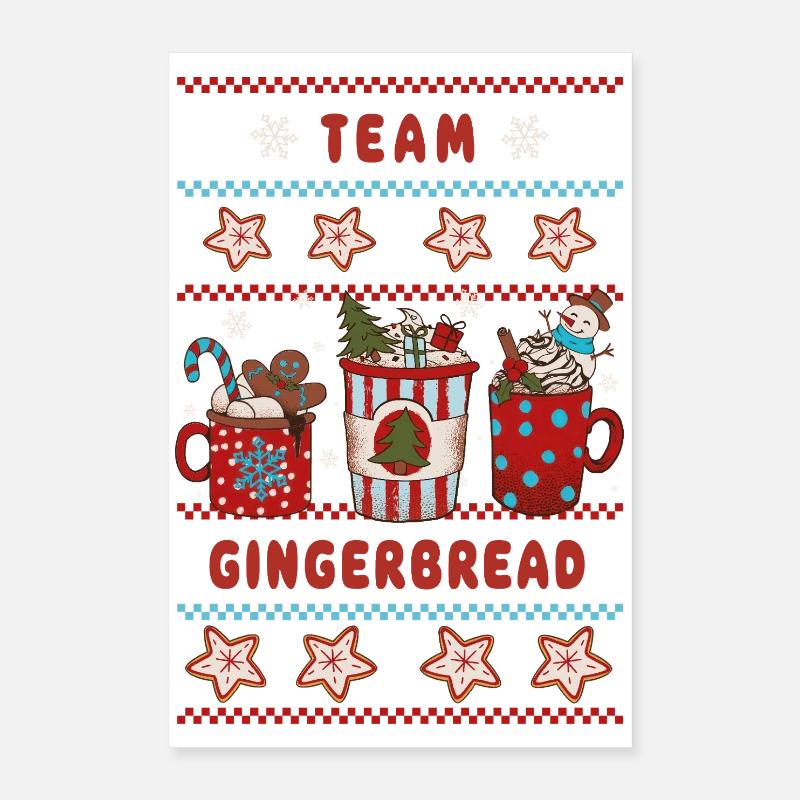 Team Gingerbread Poster 16" x 24" (40x60 cm)
