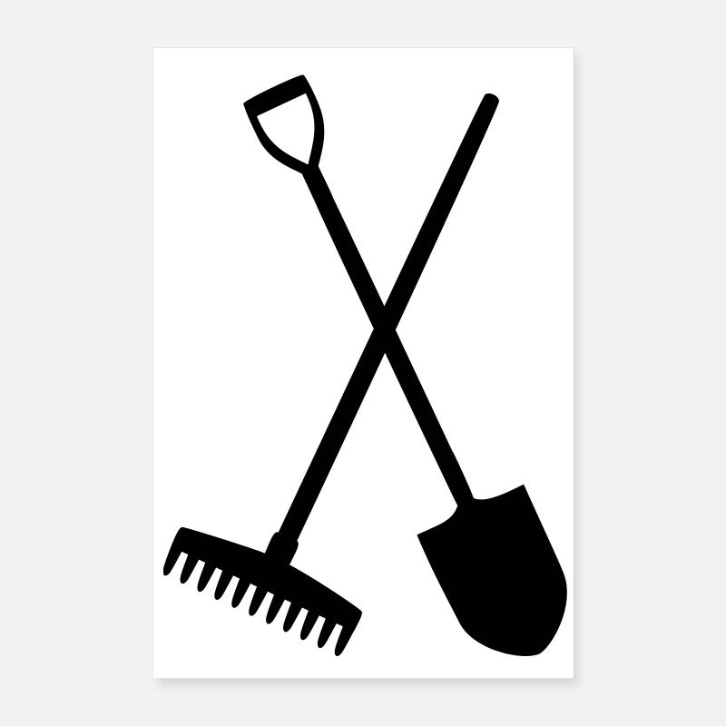 Râteau & Pelles Poster 40 x 60 cm