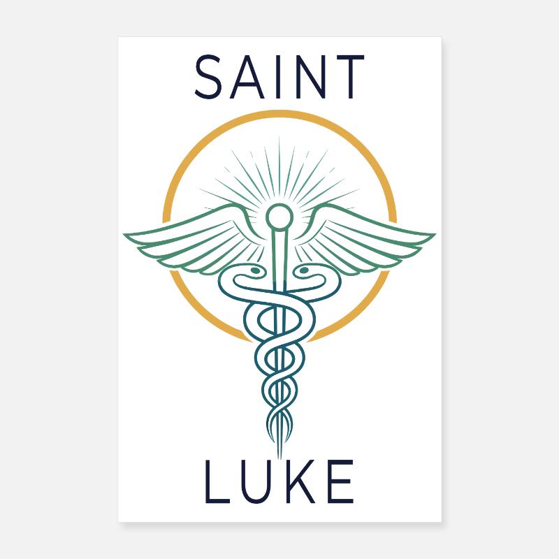 Saint Luc : Assistance médicale Poster 40 x 60 cm