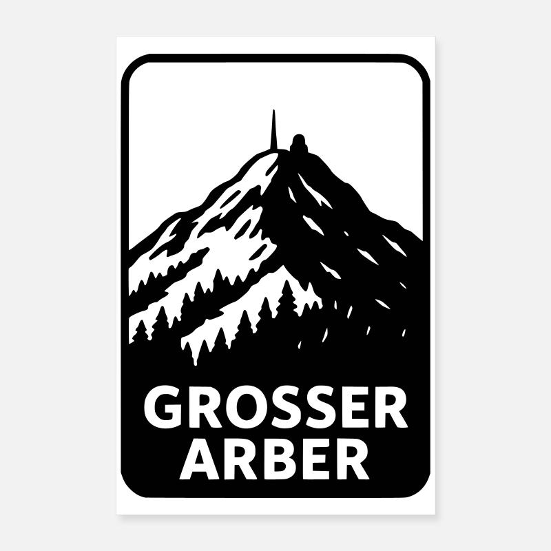 großer arber Poster 40x60 cm