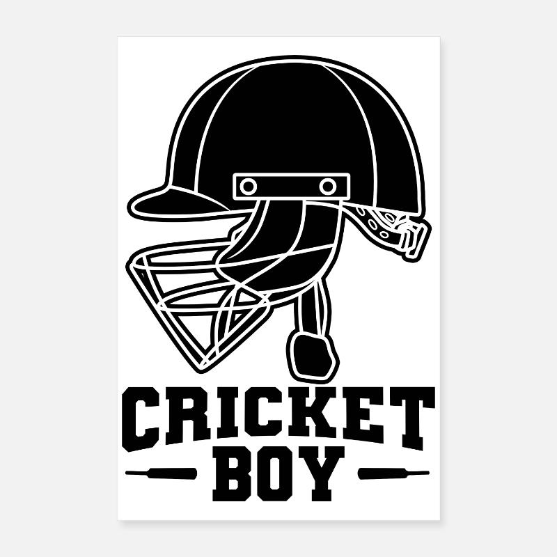 Cricket Boy Poster 16" x 24" (40x60 cm)