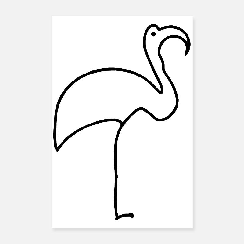 Flamingo Poster 16" x 24" (40x60 cm)