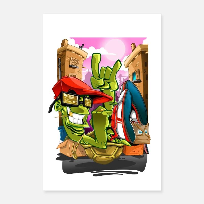 Breakdancing Poster 16" x 24" (40x60 cm)