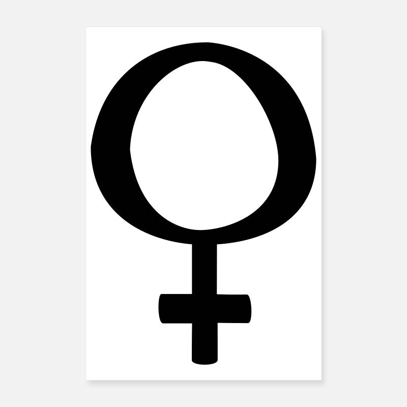 Frauen Symbol Poster 40x60 cm