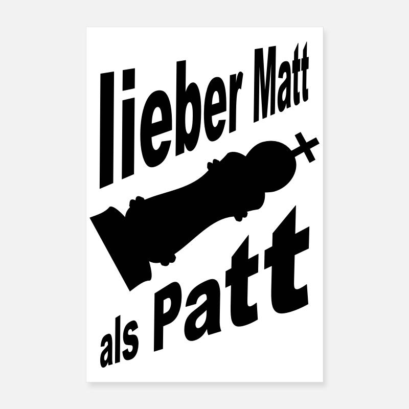 schach Poster 40x60 cm