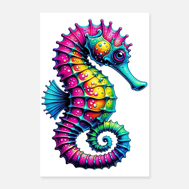Seepferdchen Poster 40x60 cm