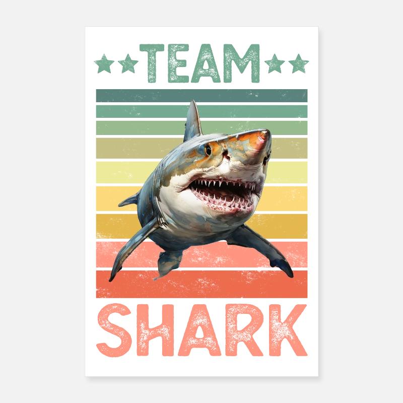 Requin Requin Poster 40 x 60 cm