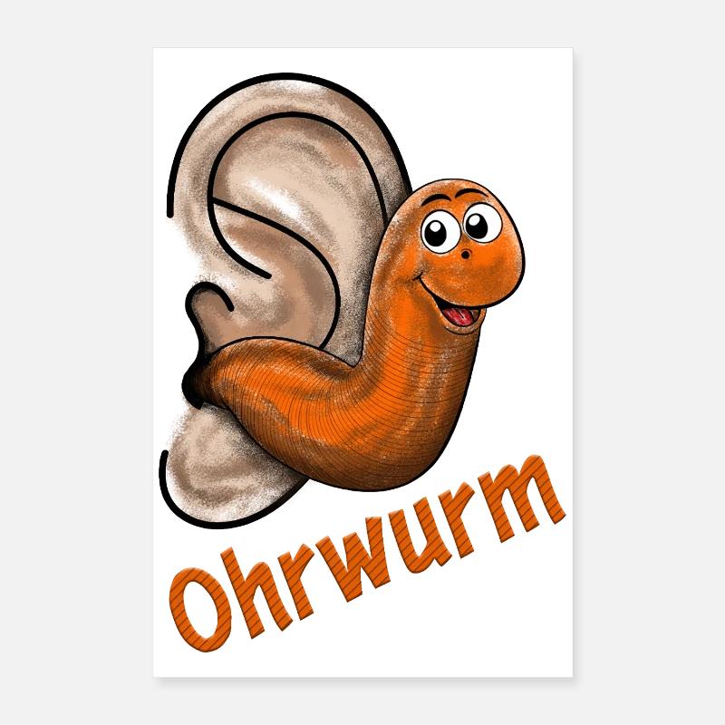 Perce-oreille Poster 40 x 60 cm