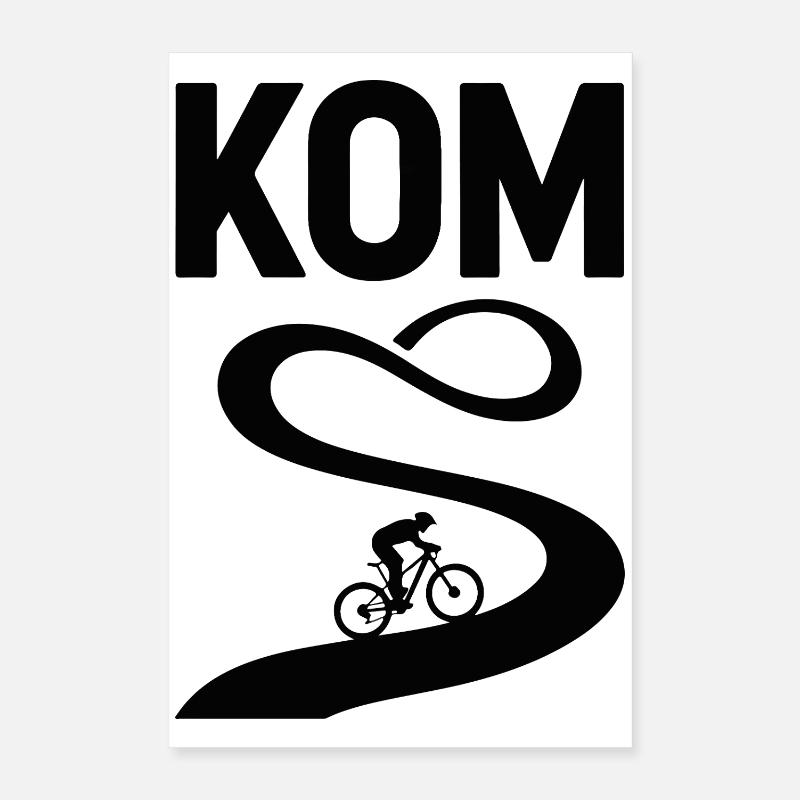 Badge VTT KOM Crown Switchback Poster 40 x 60 cm