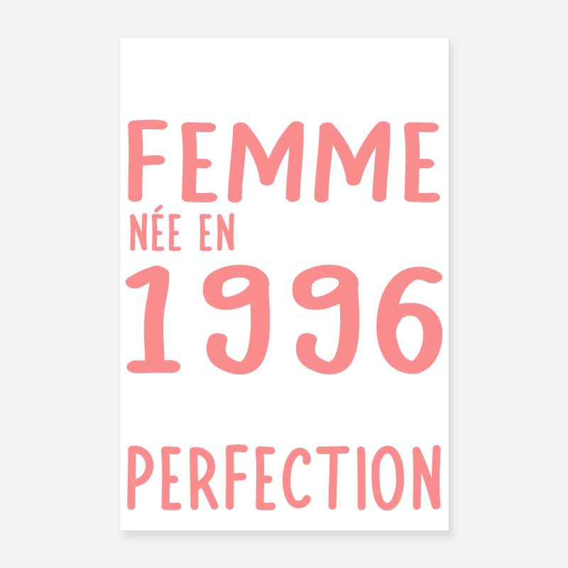 30. Geburtstag - geboren im Januar 1996 Poster 40x60 cm