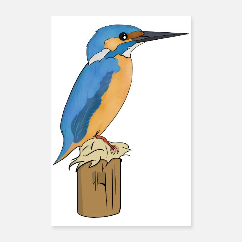 Martin-pêcheur Poster 40 x 60 cm