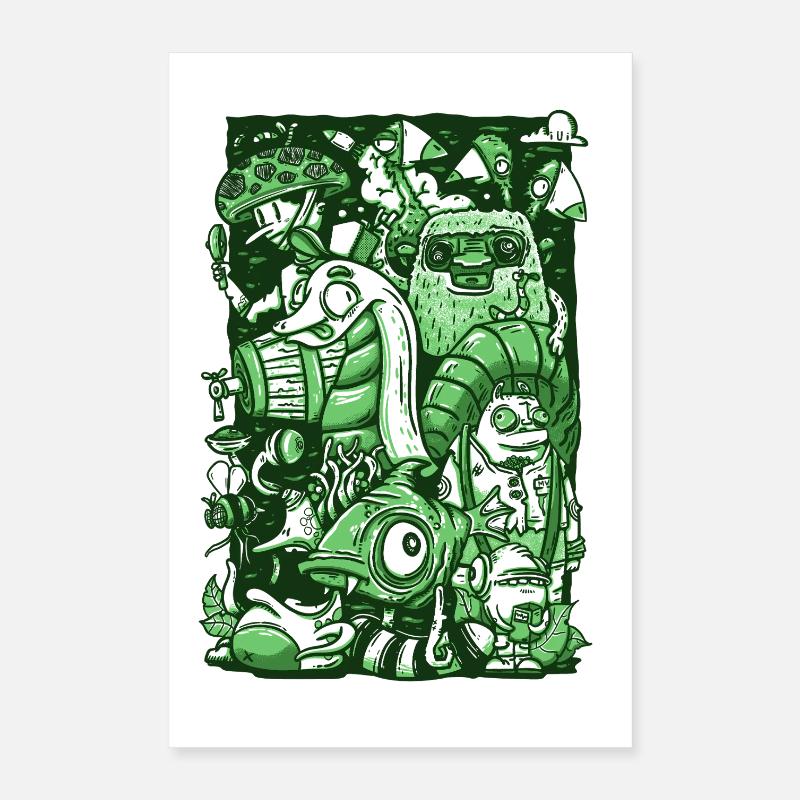 Les Archives des Étranges Poster 40 x 60 cm