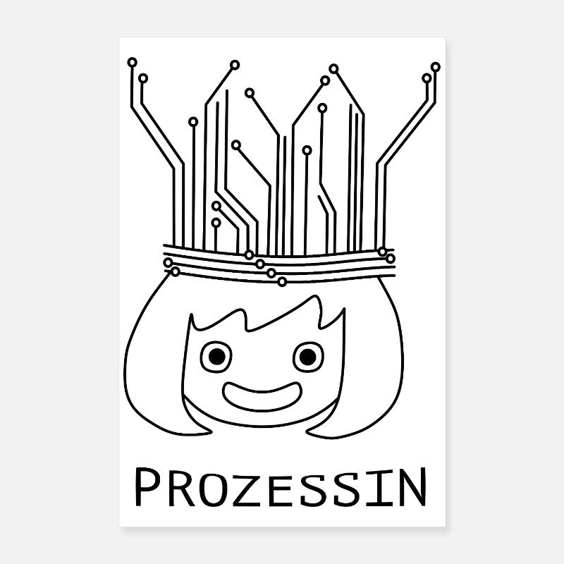 Processus avec Tech Crown Poster 40 x 60 cm