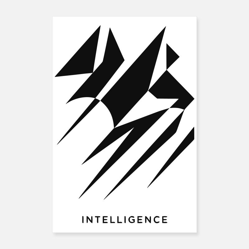 Style d’intelligence Poster 40 x 60 cm