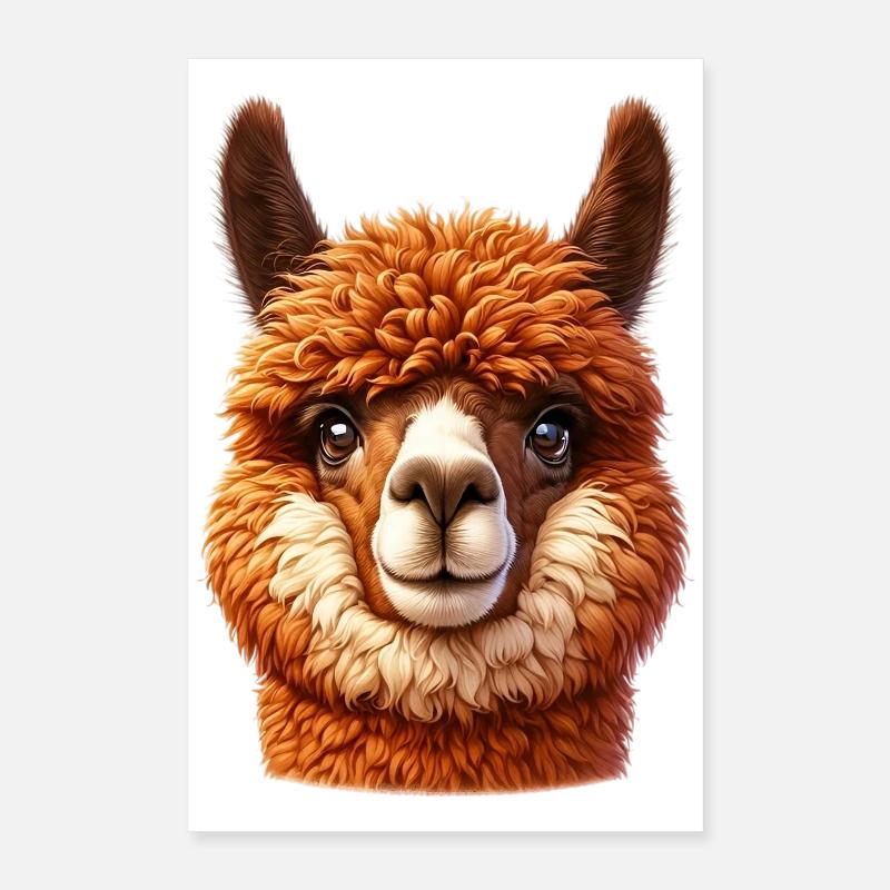 Alpaca Poster 16" x 24" (40x60 cm)